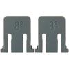 PC Keyboard Repair Parts Stand Legs/Feet Replacement Kit (Logitech, MK200, K260, K270, K275, Gray, 2 Pieces)