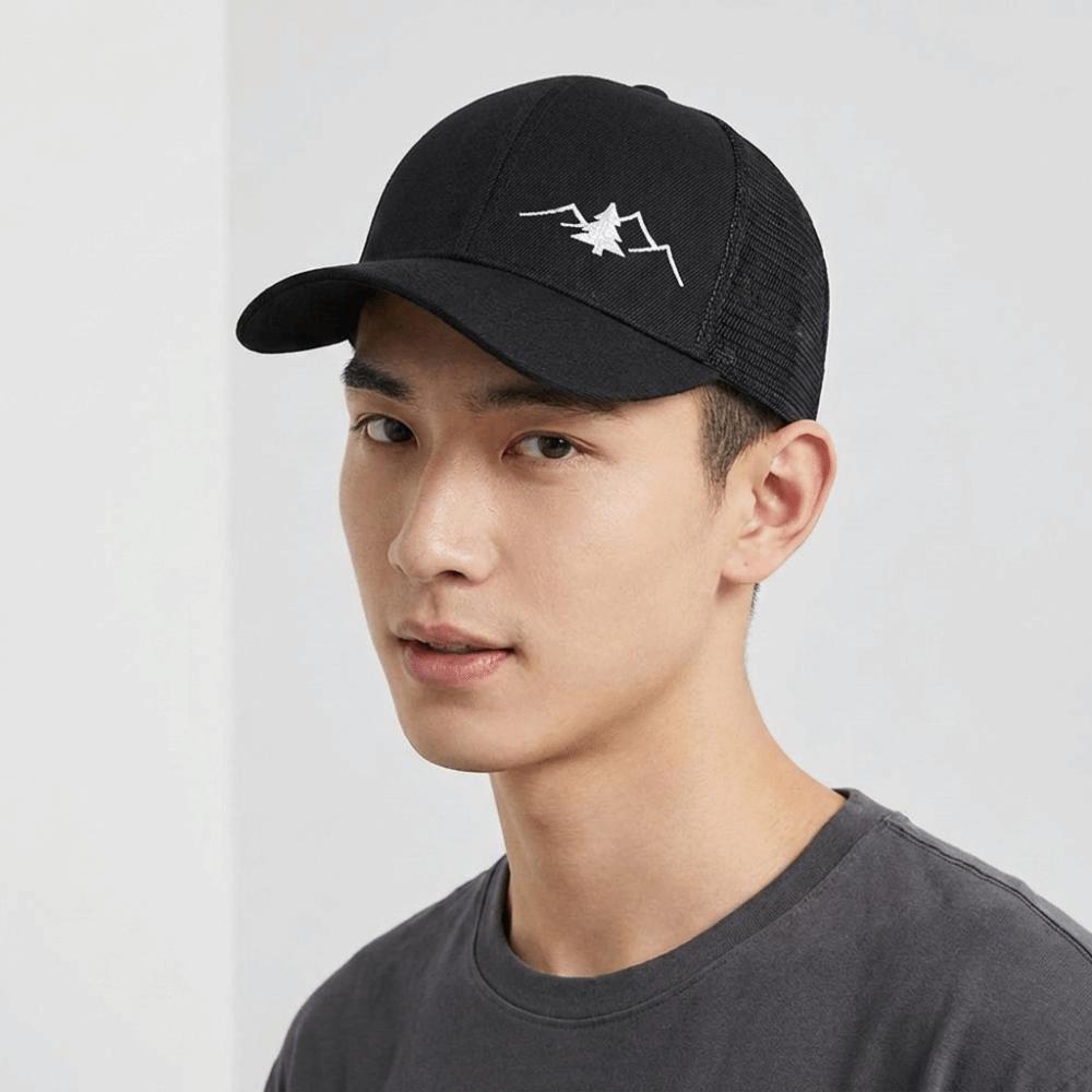 Atmungsaktive schnelltrocknende Baseballkappe Verstellbare Snapback-Mütze Kreative Trucker-Mütze Angeln