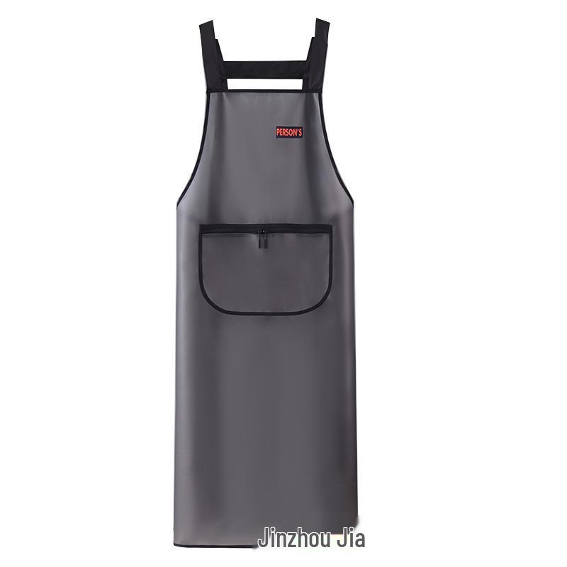 Unisex TPU Waterproof & Oil-Proof Transparent Apron for Cooking & Catering with Custom Logo