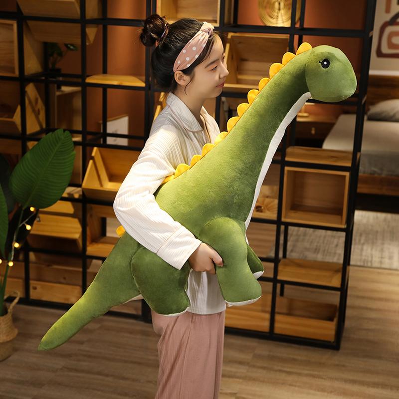 5080Cm Cartoon Dinosaur Plush Toy Stuffed Tanystropheus T-Rex Doll Pink Blue Green Standing Animal Plushie Birthday Present