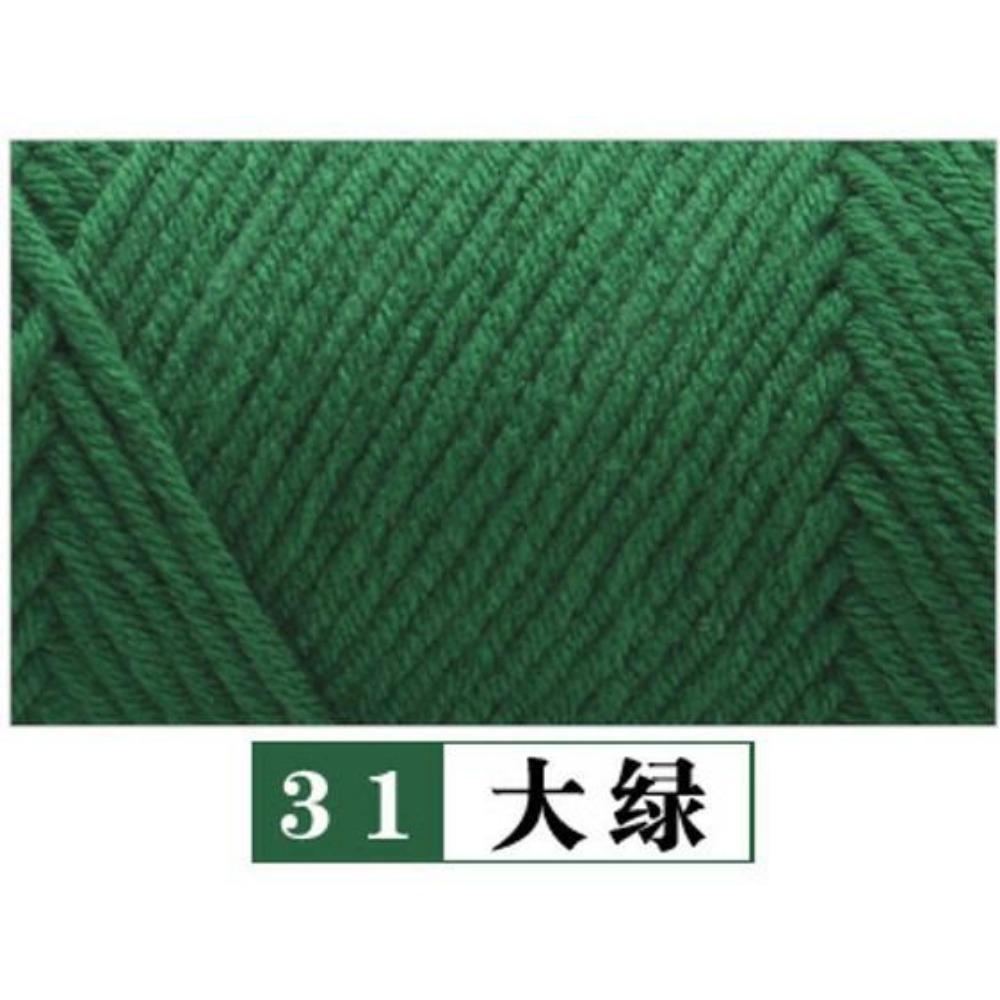 100g Pure Colour Lover Yarn Soft Milk Cotton Yarn Woolen Yarn 8 Ply Thread for Knitting Scarf Wool Handmade DIY Scarves Gift