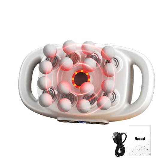 Multi-Head Muscle Massager for Back Legs And Waist Deep Tissue Kneading Massager with Adjustable Intensity