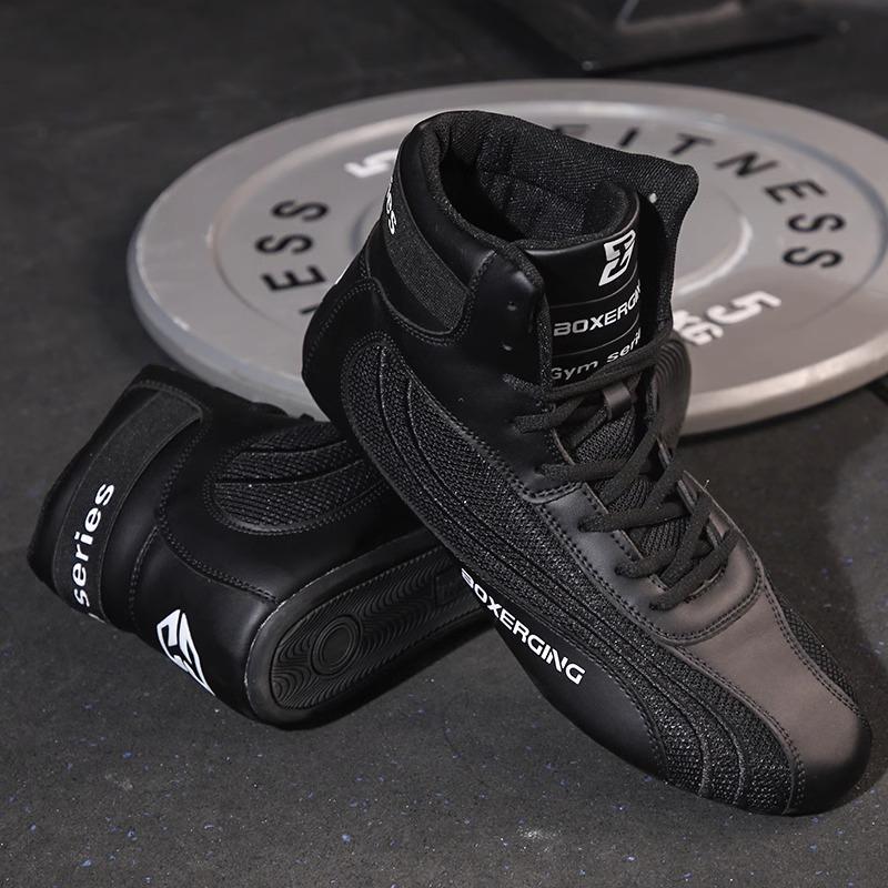 Unisex High-Top Boxschuhe für Erwachsene & Kinder - Ideal für Sanda, Kampfsport, Training, Ringen, Fitness & Gewichtheben