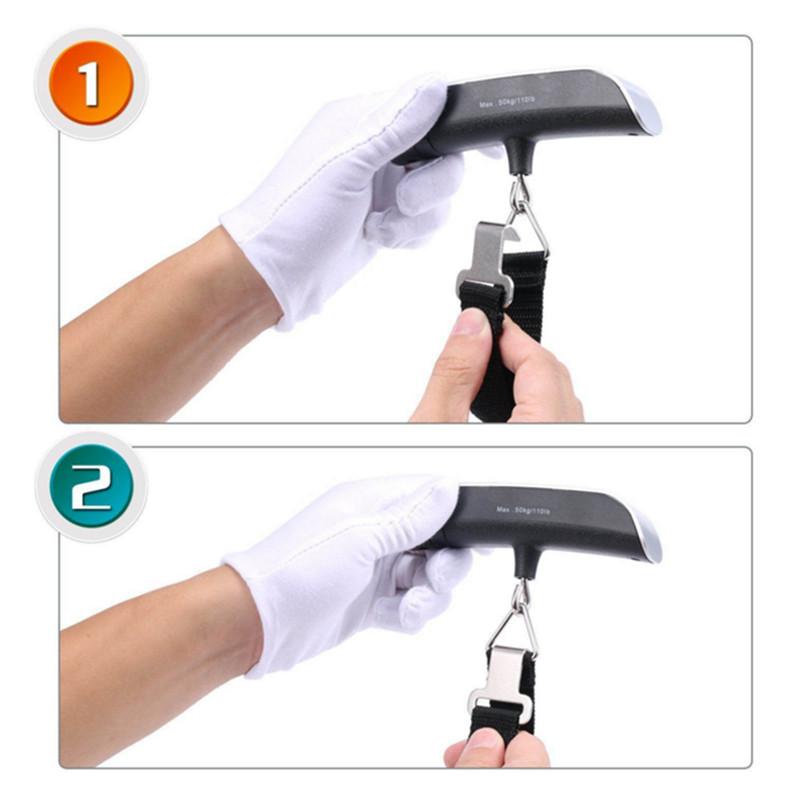 50kg Digital Suitcase Scale Hanging Scale Electronic LCD Travel Suitcase Luggage Bag Weight Scales