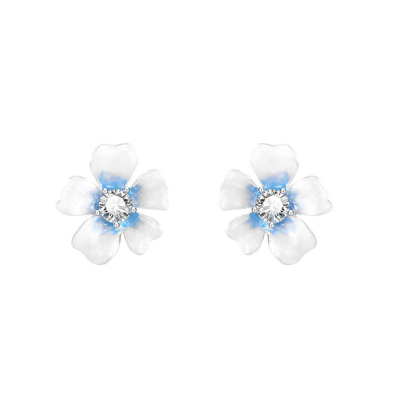 Barbie earrings Romantic flower language, exquisite and beautiful, fashionable and trendy atmosphere, sweet and forest style, versatile BBE716141 золотой