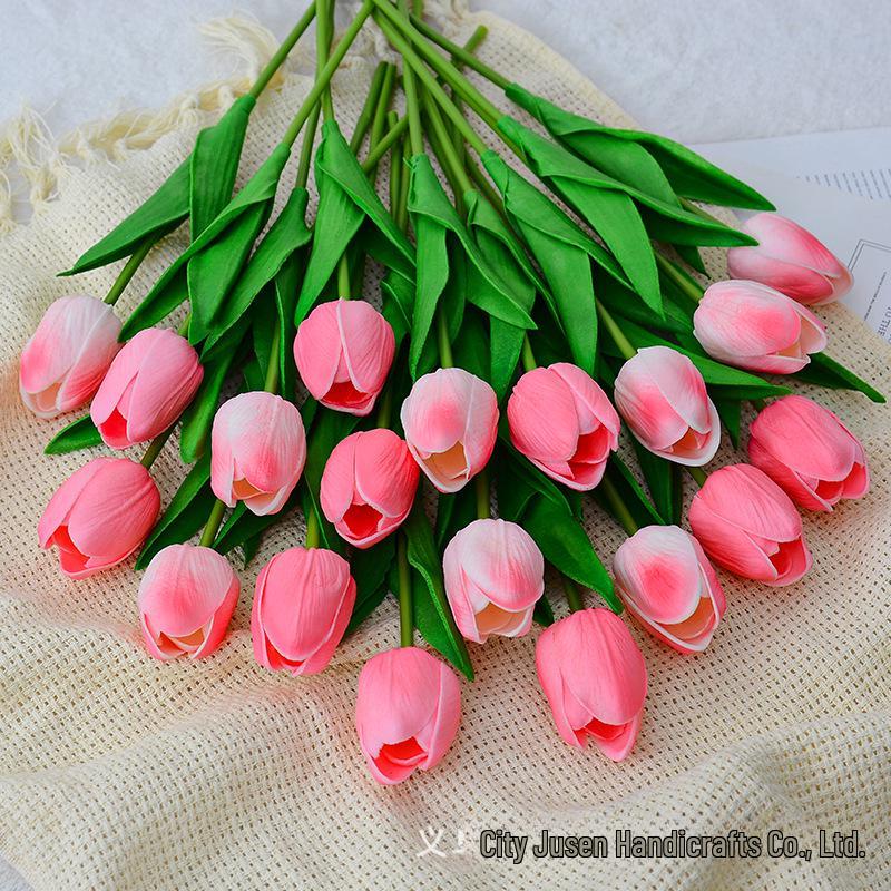 Tulip Artificial Flowers for Home Decor and Wedding Bouquets