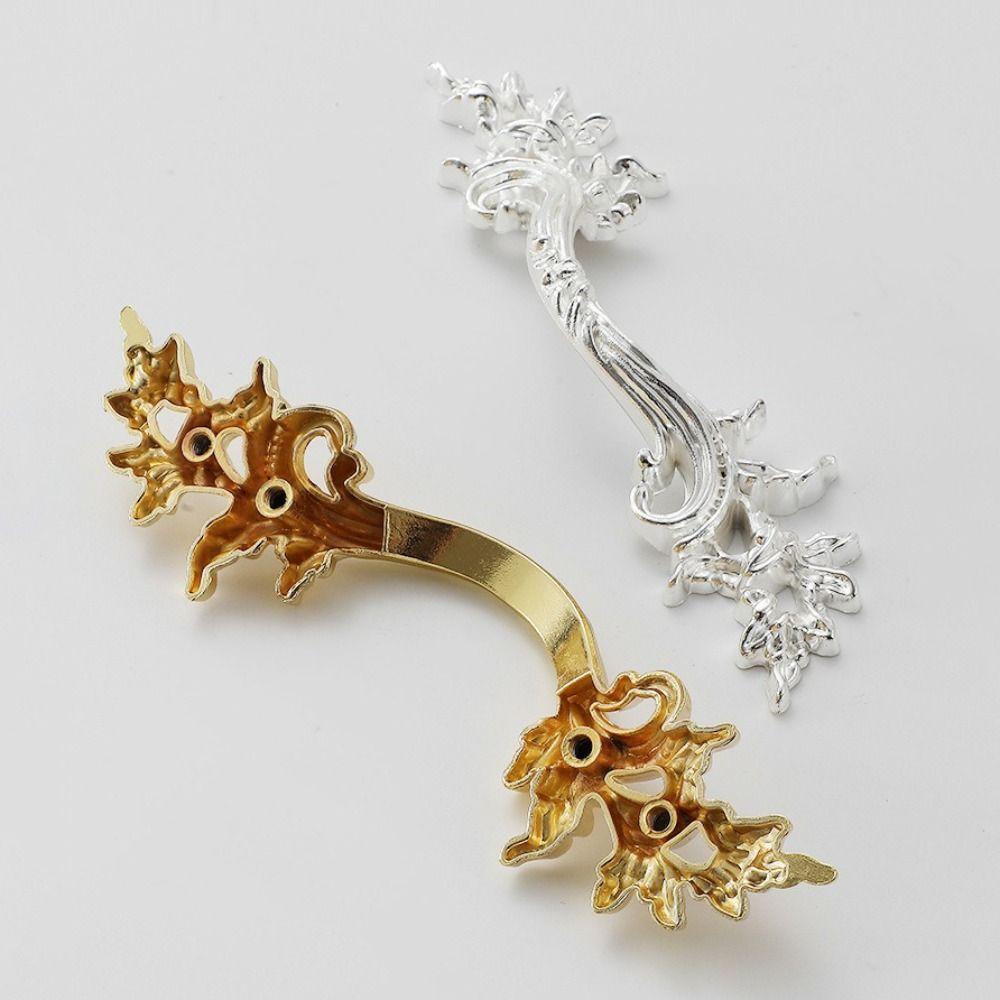 European Style Cabinet Door Handles Zinc Alloy Wardrobe Door Handles  For Wardrobe Installation