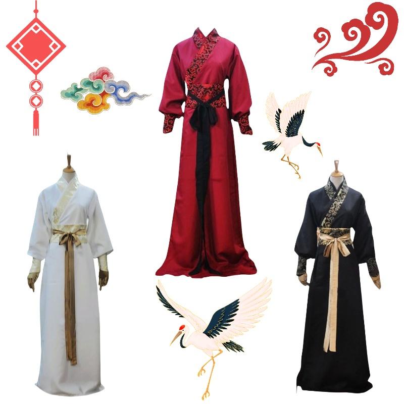 Traditional Chinese Clothing For Graduation Photos Male And Female Tang Costumes Bookish Scholars Film And Tv