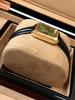 PABLO RAEZ Bestseller Gold Square Women's Watch with Black Leather Strap - Fashionable, Simple, Waterproof, INS Style