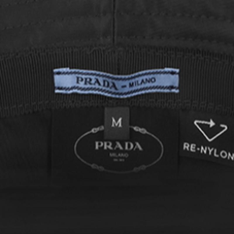 Prada Nylon Triangle Logo Bucket Hat 1hc137 2dmi F0002
