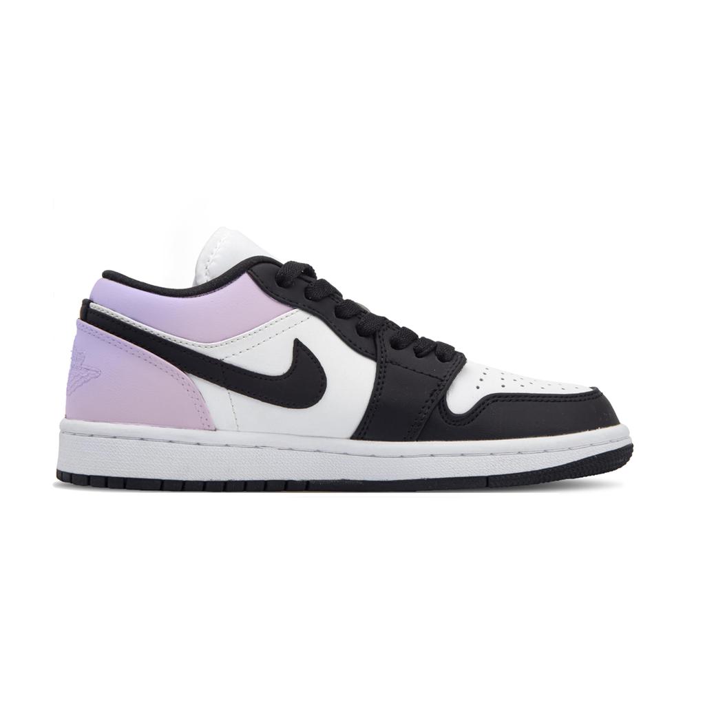 Jordan Air Jordan 1 Abrasion Resistant Low top Vintage Basketball Shoes Women's Purple Pink DC0774-101(Team34-)