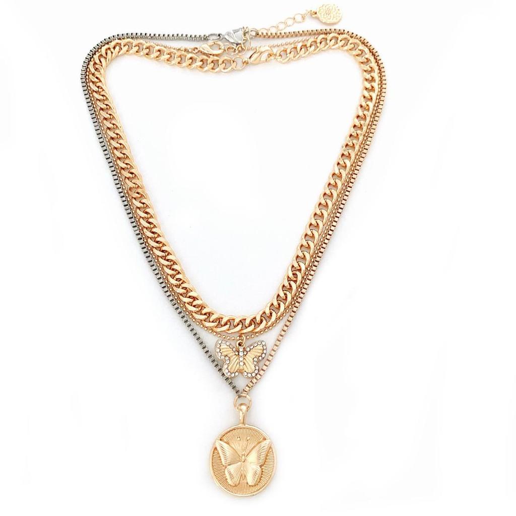 European & American Style Devil's Eye Layered Chain Necklace for Women - Bestseller, Unique Design