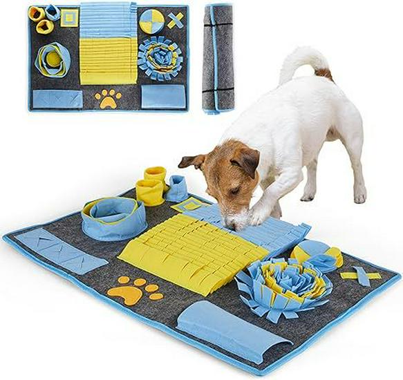 Pet Sniffing Mat: Indoor Dog & Cat Foraging Toy, Decompression Puzzle & Slow Feeder