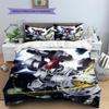 Mobile Suit Gundam Mecha Squad Bedding Set Duvet Cover Pillowcase No Filler, Soft Home Bedroom Decor, Perfect Gift for Fans.chl