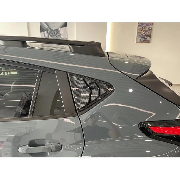 For Subaru Crosstrek Impreza  2024 Car Accessories ABS Side Door Rear View Window Spoiler Cover Trim ert Garnish Bezel