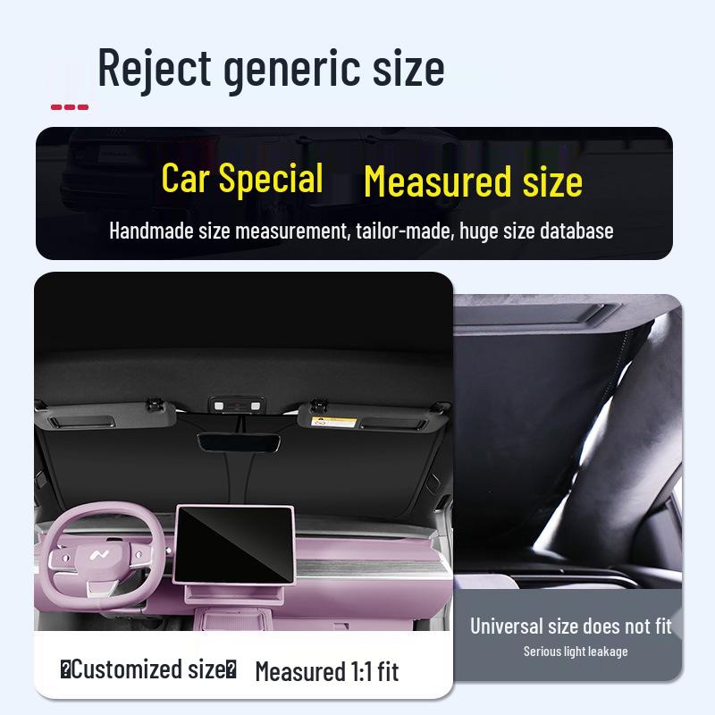 Letao L60 Front Windshield Sunshade: Heat-Insulating Interior Protection Curtain