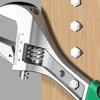 8/10/12Inch Adjustable Wrench Wide Jaw Opening Precise Jaw Design Grips Tight-Even in Tight Spaces
