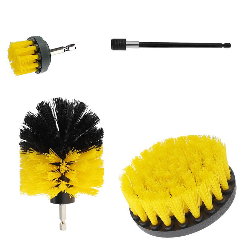 2/3.5/4/5'' Drill Brush Kit Electric Scrubber Brush for Cleaning Bathroom Bathtub Cleaning Brush Scrub Drill Cleaning Kit