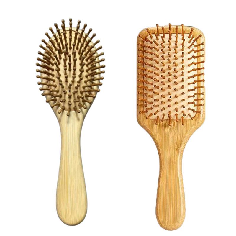 Bamboo Air Cushion Massage Comb for Women's Long Hair