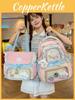 Cute Large Capacity Backpack For School Girls With Nylon Material
