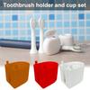Electric Toothbrush Holder Wall Mount Shroud Strong Load-bearing Simple Installation Toothbrush Wall-Mounted Storage Organizer for Bathroom