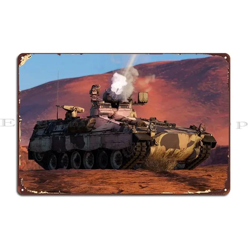 German Ifv Marder Metal Signs Funny Design Wall Decor Create Wall Plaque Tin Sign Poster 20x30cm(7.8x11.8inch)