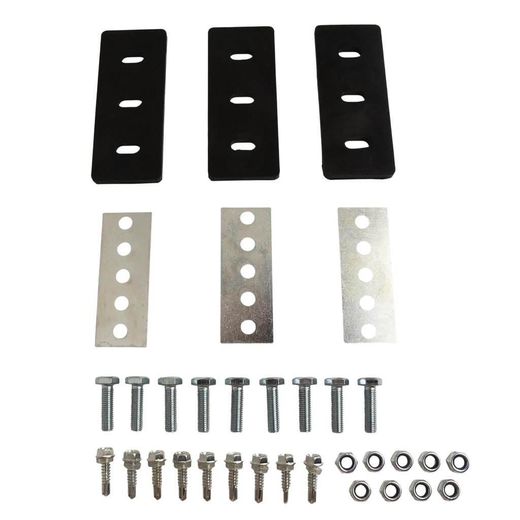 Blower Stainless Steel Parts Snow Blower Kit 3-Paddle Configuration 304 Stainless Steel Lock Nuts And Bolts SBR Rubber Material