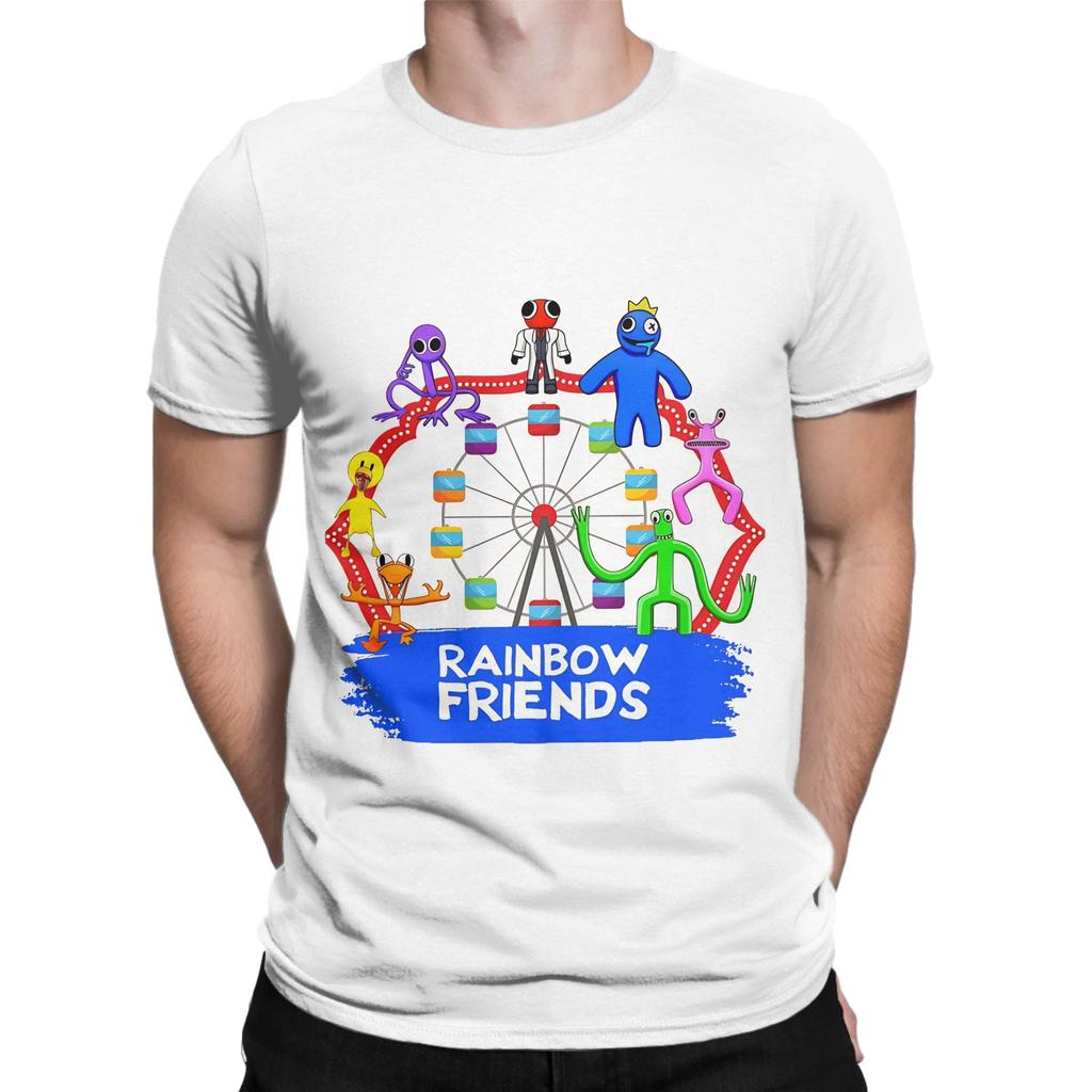 Rainbow Gaming Friends Odd World Funny Graphic 100 Cotton TShirt Rainbow Gaming Friends Tops Tees For Unisex