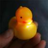 Model Doll Sound Light Keychain Animal Shape LED Duck Keyring Yellow Duck Keychain  Girl Boy Lover