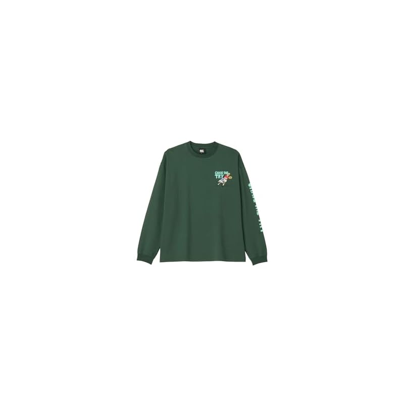 [Canterbury] Long-Sleeve T-Shirt L/S TEE CHASE THE TRY FG_Forest Green XL