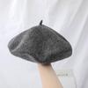 Satomi Ishihara Retro Wool Beret: Thickened Japanese & Korean Versatile Pumpkin Hat for Women