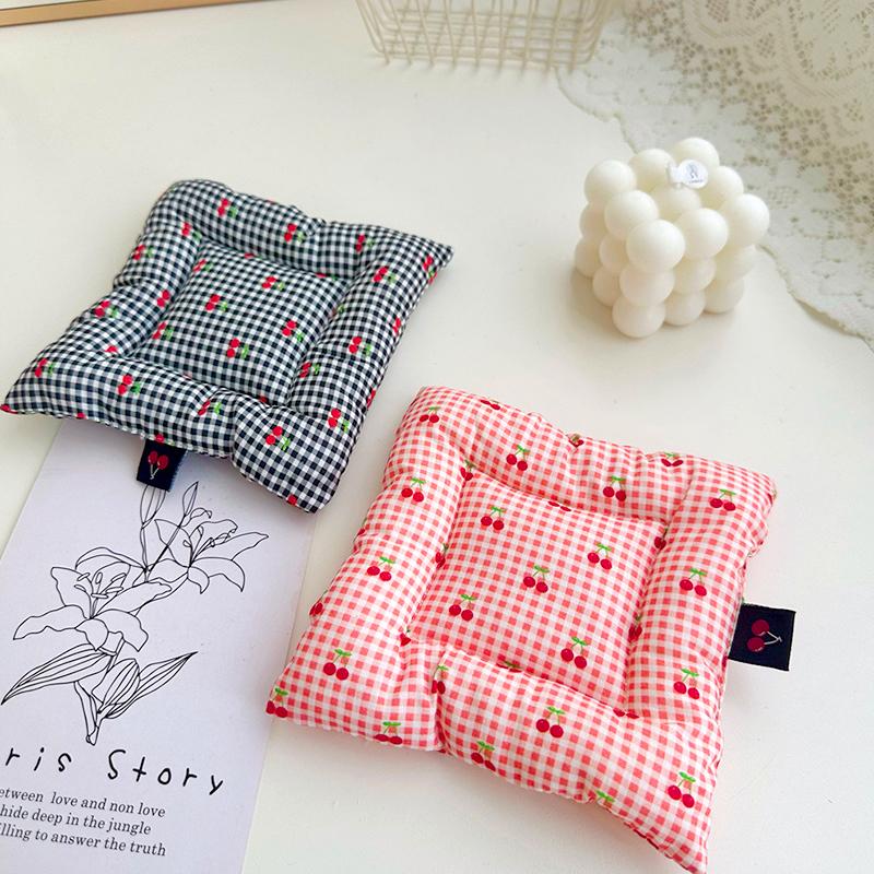 1ks látková mřížka kuchyňské doplňky bavlněná podložka na pohár fotografické rekvizity ručně vyrobená podložka na stůl třešňový vzor domácí dekorace šperky displej