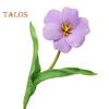 Simulated Tulips Bouquet Realistic Fake Flowers Home Decor Artificial Tulip Arrangement with Bendable Stems