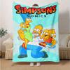 The Simpsons Cartoon Blanket, Short Plush Cute Warm Blanket, Living Room Home Decoration Sofa Four Seasons Travel