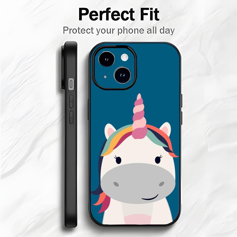 Cute Baby Unicorn Phone Case Phone Case Soft Packaging Lightweight For iPhone17 16 15 14 13ProMax