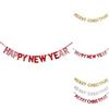 Festive Merry Christmas Happy New Year Banner Bunting For Home Party Decor