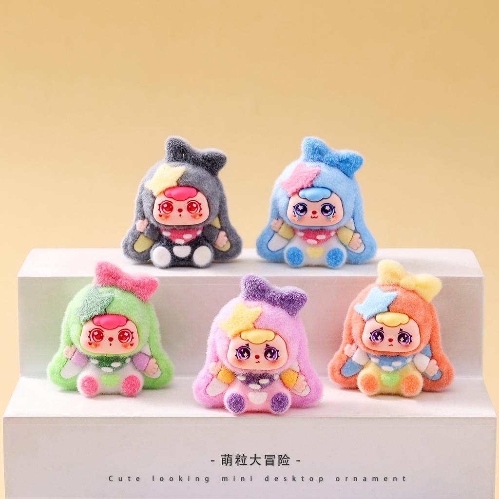 9pcs/Set Baby Three Figure Toy Butterfly Star Series Figurine Desktop Decoration Model Ornaments Toys Boys Girls Christmas Gifts