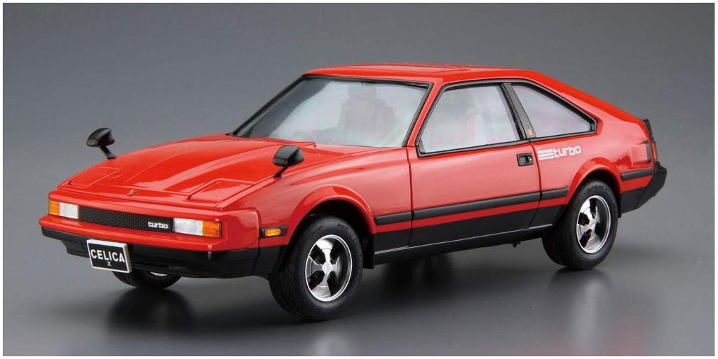 Aoshima Bunka Kyozai Maßstab The Model Car Serie 82 Toyota MA61 Celica XX 2800GT 1982 Plastikmodell 1/24 Nr.