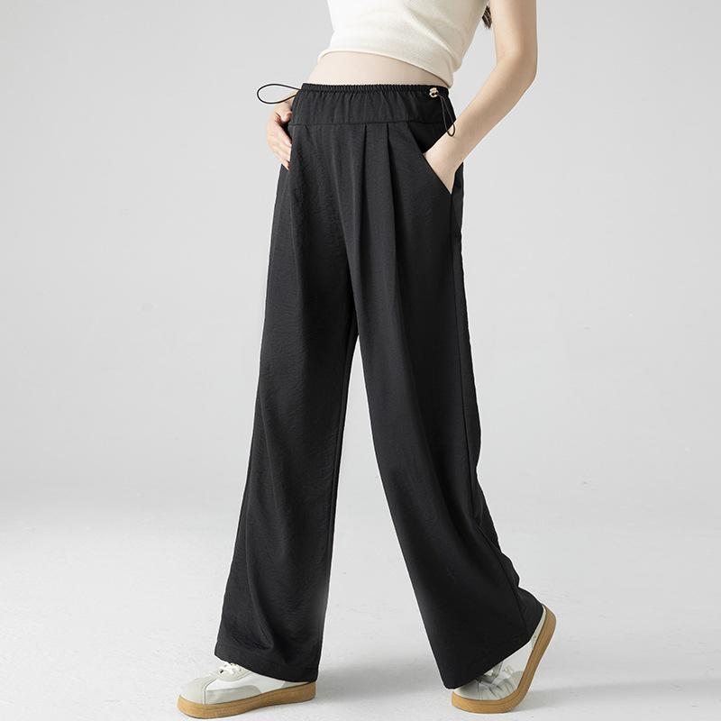 Spring/Summer 2026 Korean Style Maternity Wide-Leg Pants - Casual and Comfortable