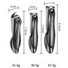 Stainless Steel Nail Clippers Sharpest Nail Cutter Duty Curved Edge for Adult Men Women Swing Out Nail Cleaner/File