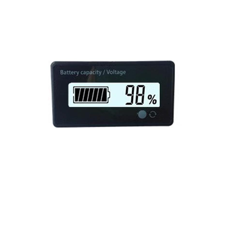 12V/24V/36V/48V Lead Acid Lithium Battery Capacity Indicator Car Motorcycle Digital Voltmeter Voltage Tester Meter Tool GY-6D