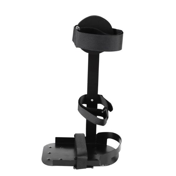 Czarny Żelazny Ochraniacz Podpórki Nogi do Elektrycznego Roweru Rehabilitacyjnego z Pedałami