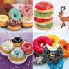 6 Löcher Silikon Donut Form Backform Antihaft Backen Gebäck Schokolade Kuchen Dessert DIY Dekorationswerkzeuge Bagels Muffins Donuts