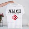 Alice In Borderland Usagi Arisu Kuina Chishiya Trička Módní Pánské a Dámské Topy Tričko Krátký Rukáv Unisex Tričko