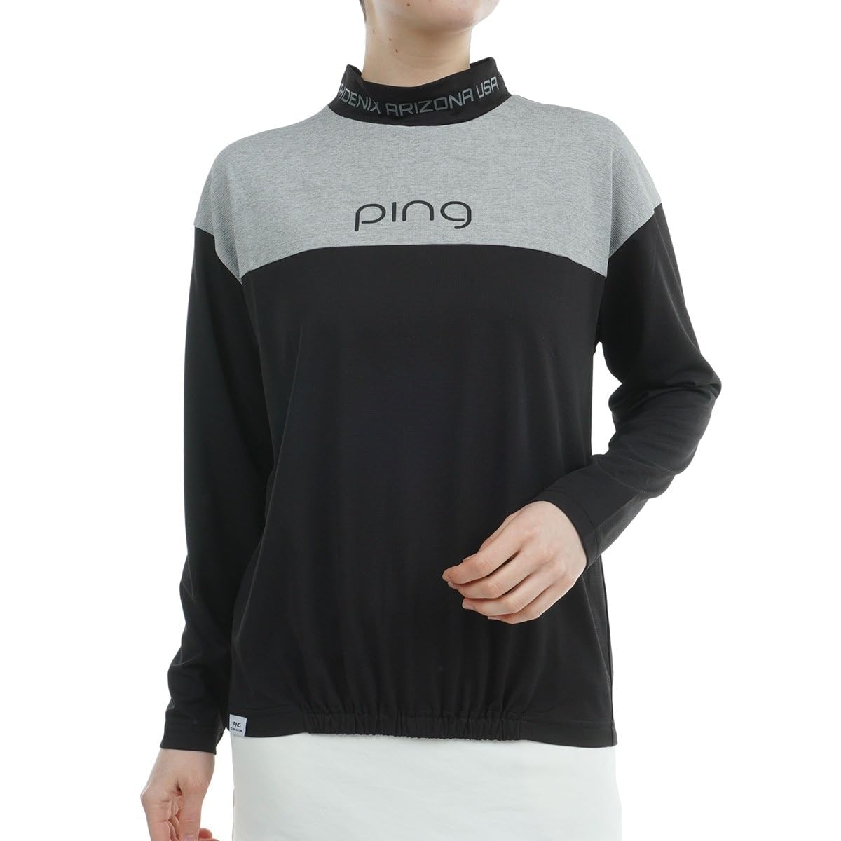 

Ping Apparel Long Sleeve High Neck Shirt and Golf Undershirt Size M Women s (Moisture-Wicking, Quick-Drying, Breathable) / / 622-4166100 010_Black,