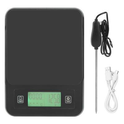 3Kg /0.1g Cântar Electronic de Bucătărie Portabil pentru Gătit Alimente Greutate cu Sondă de Temperatură