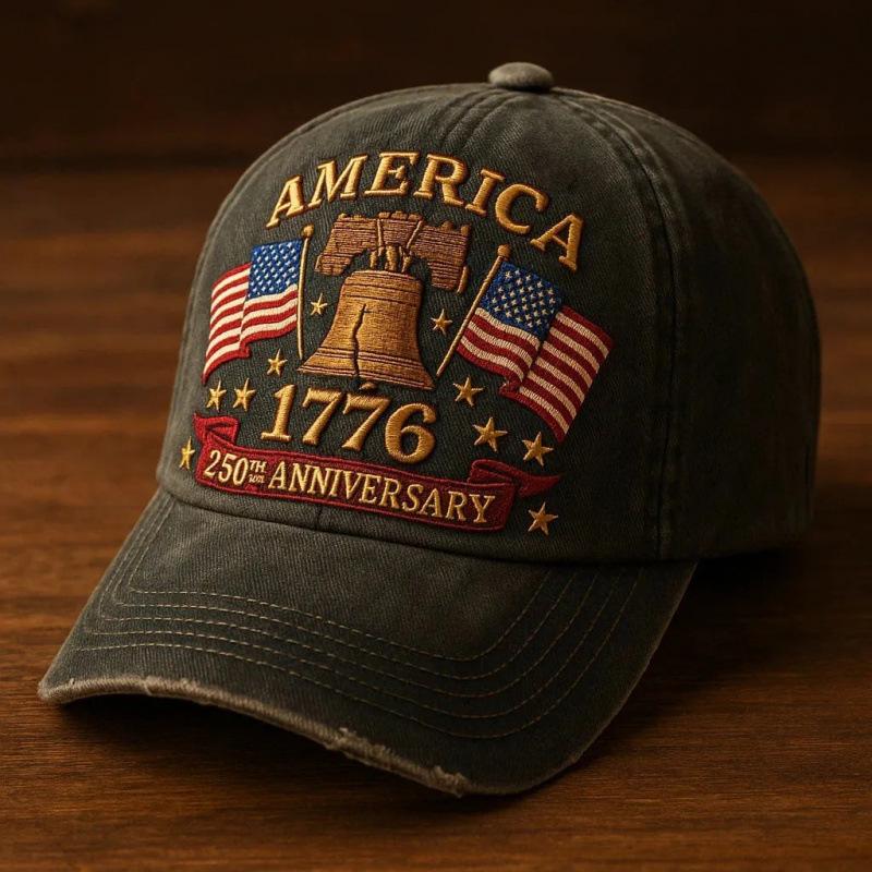 3D Printed Marine Corps 250th Anniversary Vintage Dobby Sporty Letter Baseball Cap Flag Design 6-Panel Adjustable Unisex Brim Adjustable 56-60