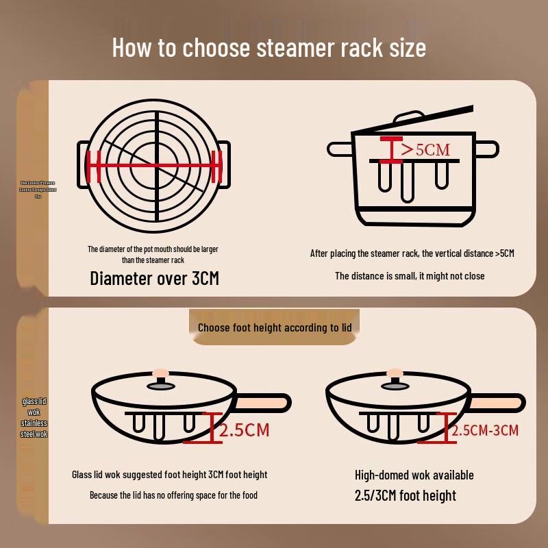 HUIHUADU Food Grade Stainless Steel Steaming Tray
