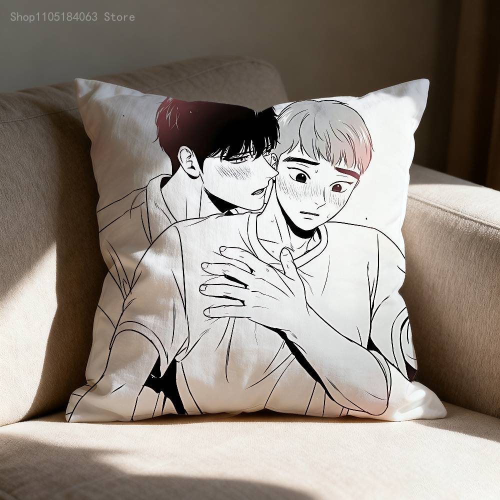 BJ A-Alex Comic Throw Pillow Case For 45x45cm 40x40cm 55x55cm 50x50cm 30x30cm Square Car Pillowcase Shell