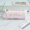 INS Style Lace Pencil Case Ruffle Stationery Pen Bag Desktop Storage Pencil Pouch  Students